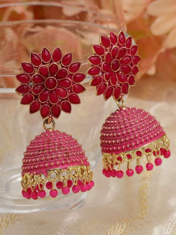 Pink cheap earrings online