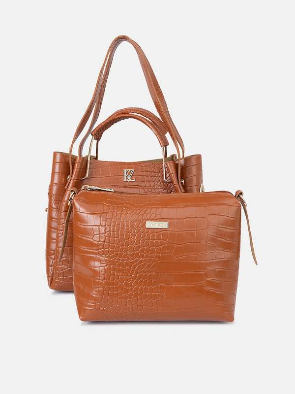 Buy Kazo Green Textured Handheld Bag - Handbags for Women 1860460 | Myntra
