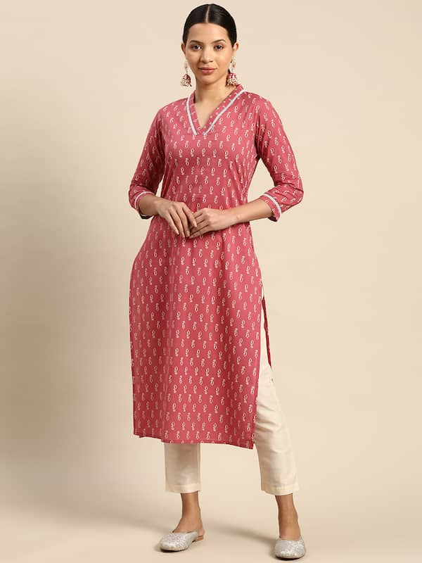 Buy Anouk Women Off White Solid Kurti With Pyjamas  Kurta Sets for Women  11201540  Myntra