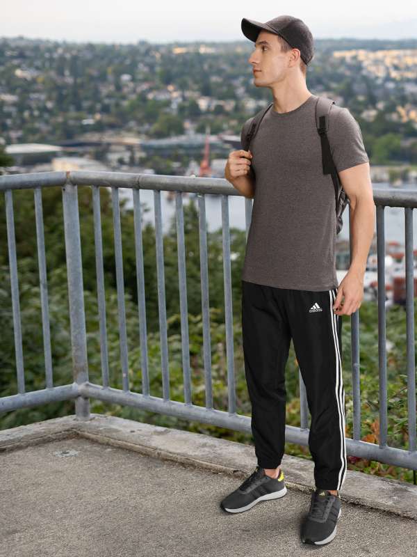 Adidas 3s Black Track Pants - Buy Adidas 3s Black Track Pants online in  India