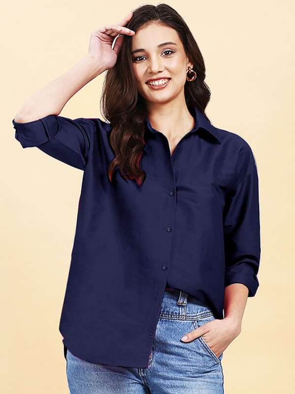 Women Button Down Shirts - Buy Women Button Down Shirts online in India