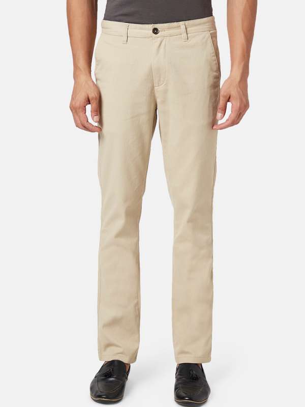 Byford By Pantaloons Cream Trousers Buy Byford By Pantaloons