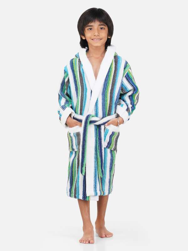 Girls cotton bathrobe sales