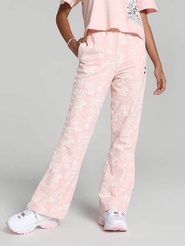 Buy Girls Pink Print Regular Fit Track Pants Online - 679821 | Allen Solly