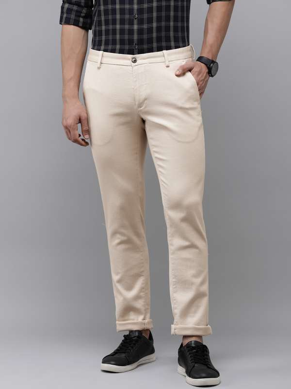 Buy Arrow Navy Slim Fit Trousers from top Brands at Best Prices Online in  India  Tata CLiQ