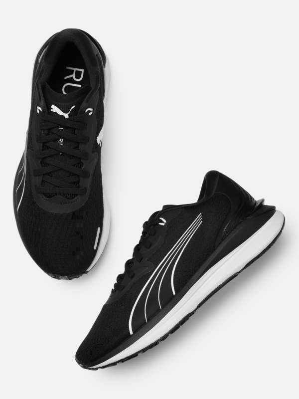 Puma black school shoes store