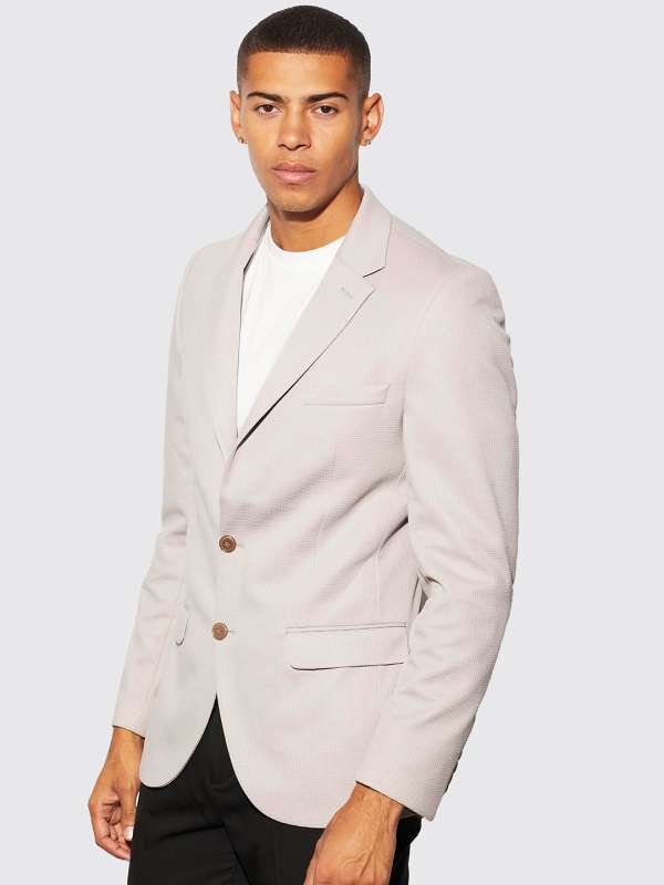 White single sales breasted blazer