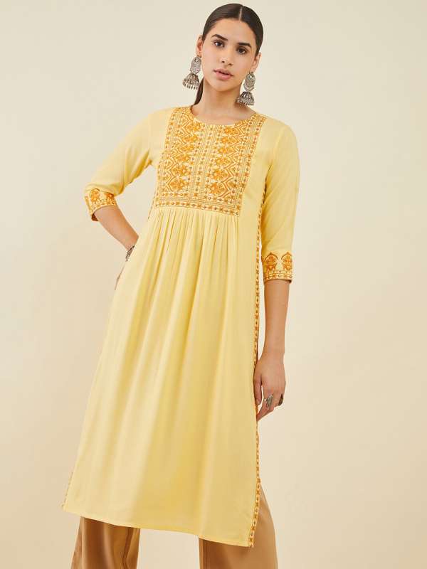 Myntra soch kurtis top