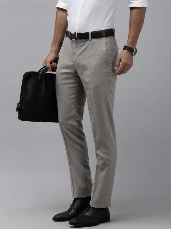 Buy Arrow Grey Regular Fit Trousers for Mens Online  Tata CLiQ
