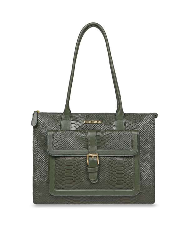 Hidesign green handbag hot sale