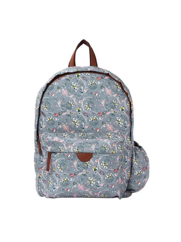 Grey Canvas Backpack Buy Grey Canvas Backpack online in India
