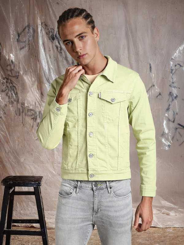Lime Green Solid Casual Jacket 6994239.htm Buy Lime Green Solid Casual Jacket 6994239.htm online in India