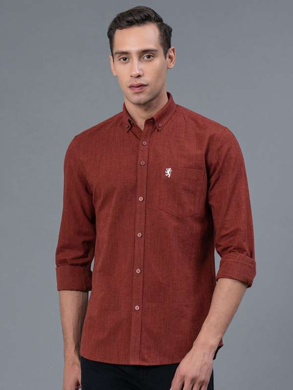 Red tape top formal shirts