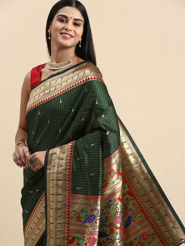 Myntra paithani sales sarees