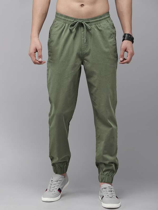 Roadster Joggers Trousers - Buy Roadster Joggers Trousers online in India
