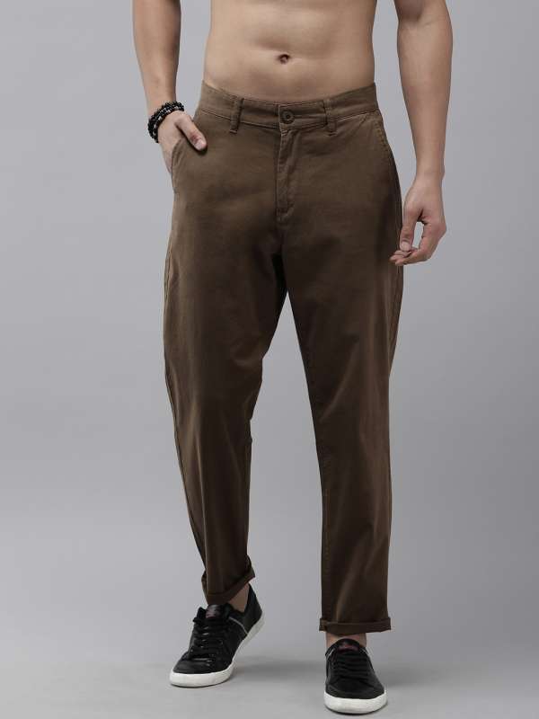 Relaxed Fit Twill trousers  Pistachio green  Men  HM IN