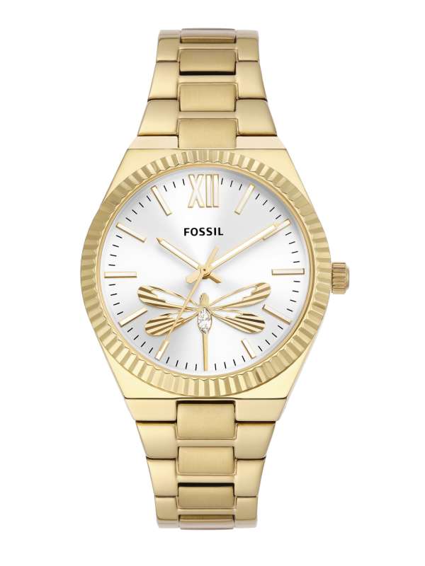Silver online gold watch