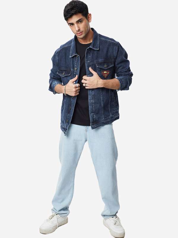 Superman on sale denim jacket