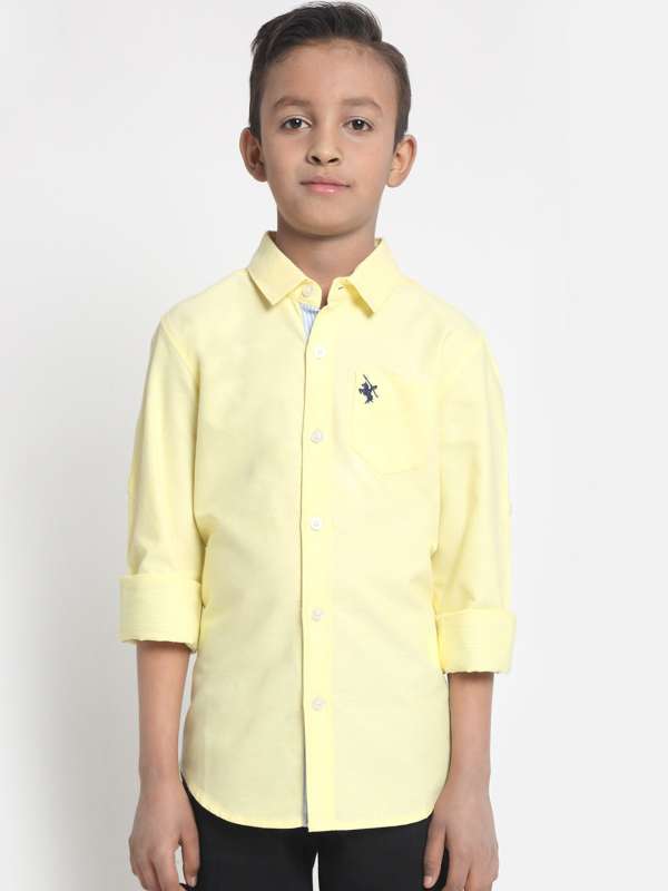 Yellow shirt for store boys