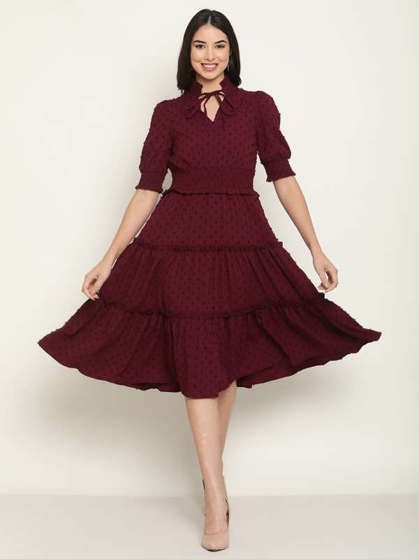 The Vanca Knee Length Dresses Buy The Vanca Knee Length Dresses