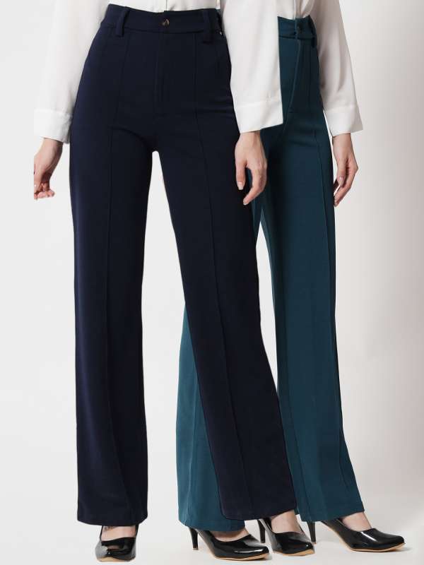 fcityin  Women And Twill Parallel Fancy Trousers Pants For Daily Office
