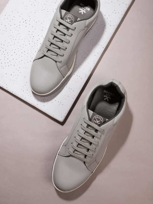 Wrogn men shop grey sneakers