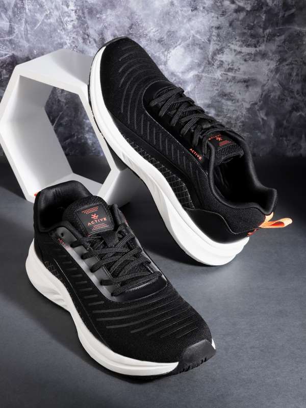 Wrogn black shoes sale