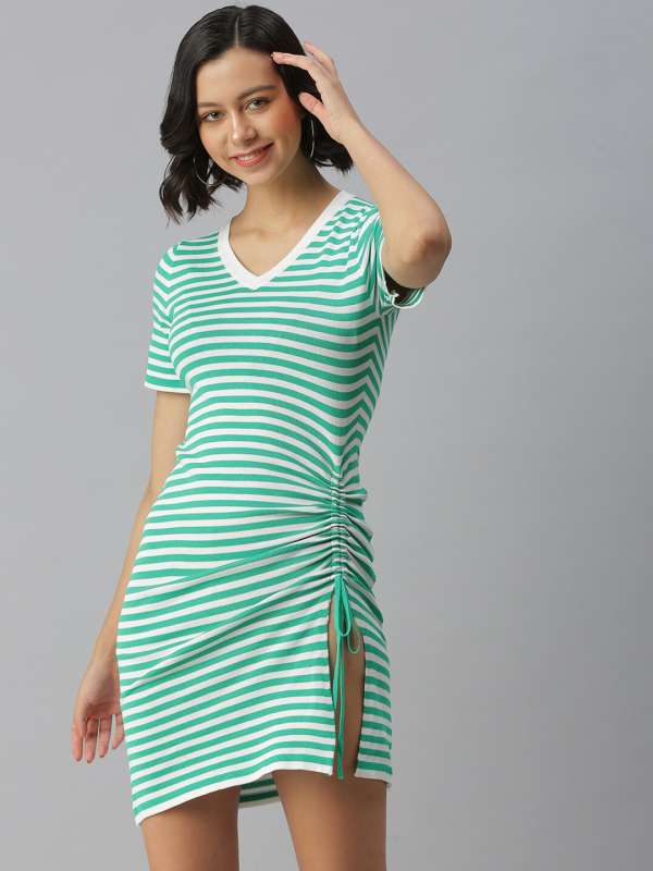 T shirt dresses clearance myntra