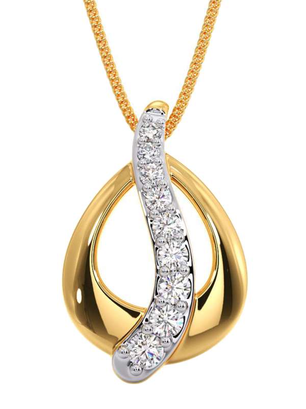 Kalyan jewellers cheap alphabet pendant
