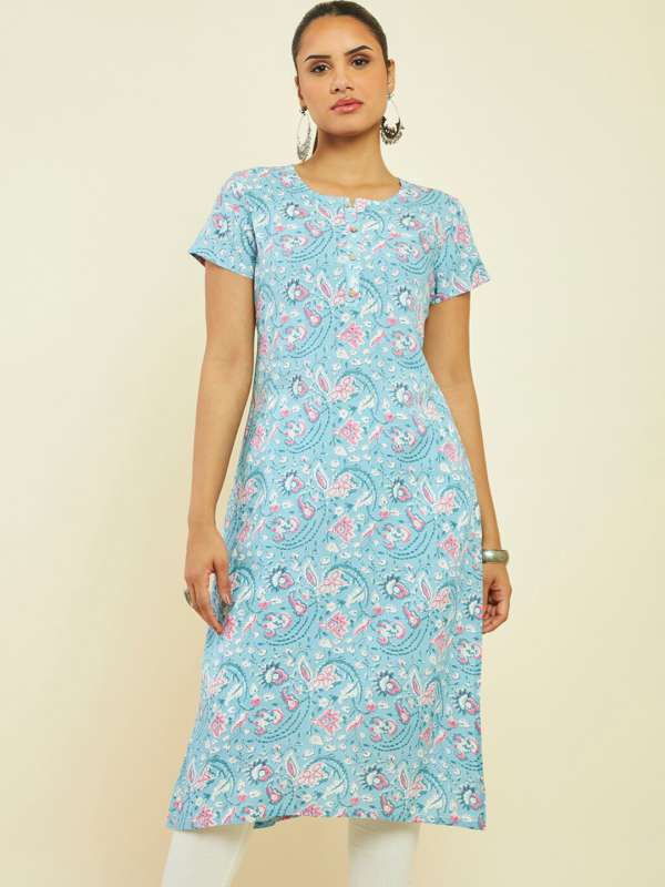 Buy Soch Short Sleeve Kurtas Myntra