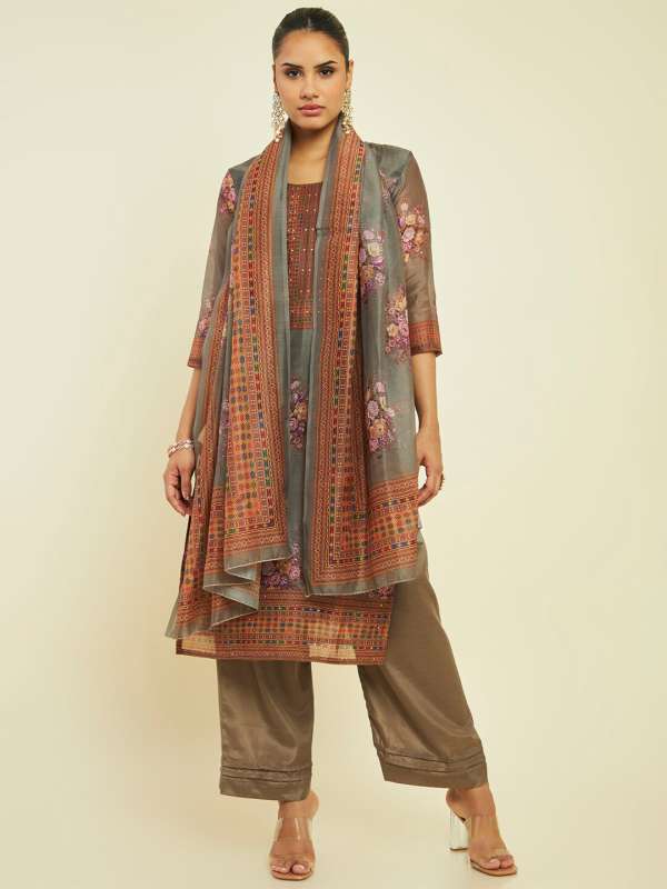 Dress Material From SOCH's Dress Material with beautiful prints and patterns