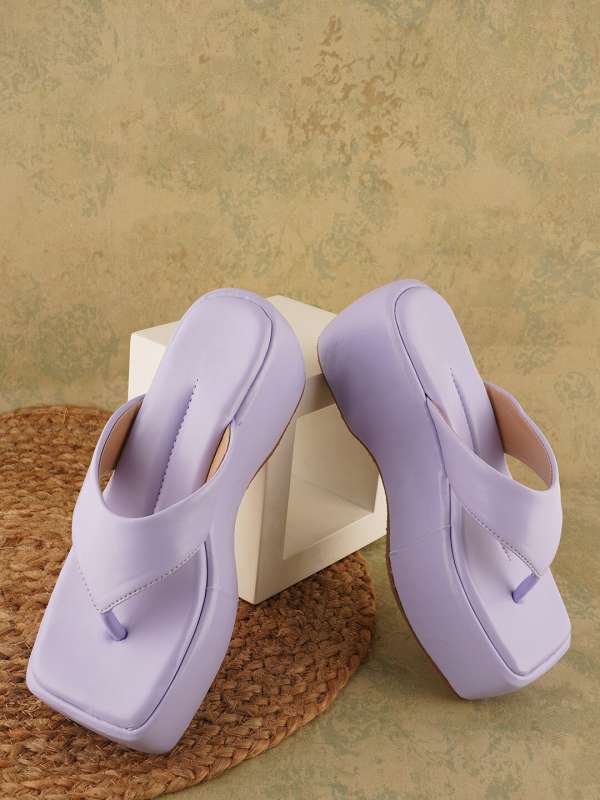 Purple hotsell platform wedges