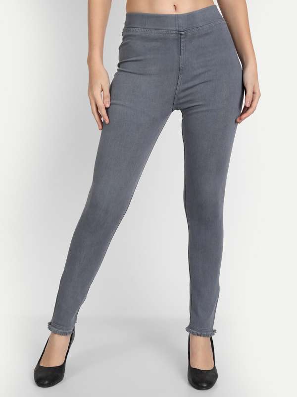 Light gray jeggings online