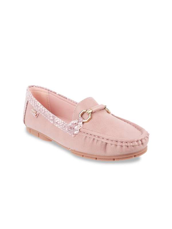 Pink loafers top womens