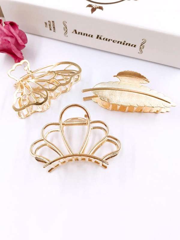 Nonslip Large Metal Hair Claw Clips Jaw Clamp Hair Accessories for Women  Girls  eBay