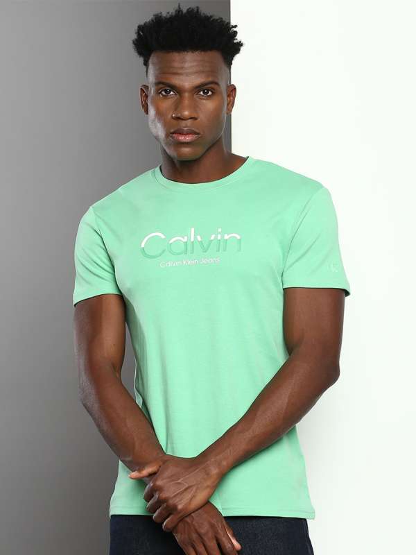 Calvin Klein Jeans Green Tshirts Buy Calvin Klein Jeans Green