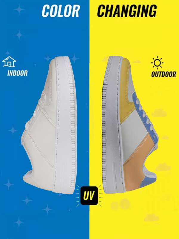 Colour changing sale shoes online