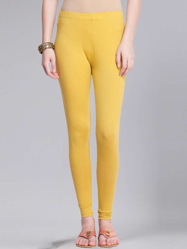 Golden leggings myntra hot sale
