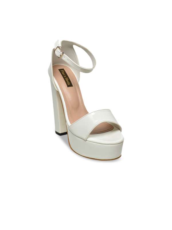 Orange Off White Women Shoes Flat N Heels Buy Orange Off White