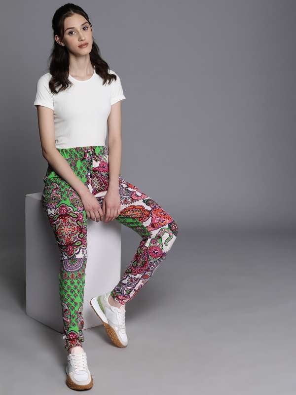 Buy Cream Trousers  Pants for Women by Encrustd Online  Ajiocom