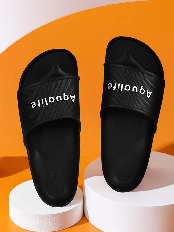 Buy Black Flip Flop & Slippers for Men by AQUALITE Online | Ajio.com-thanhphatduhoc.com.vn