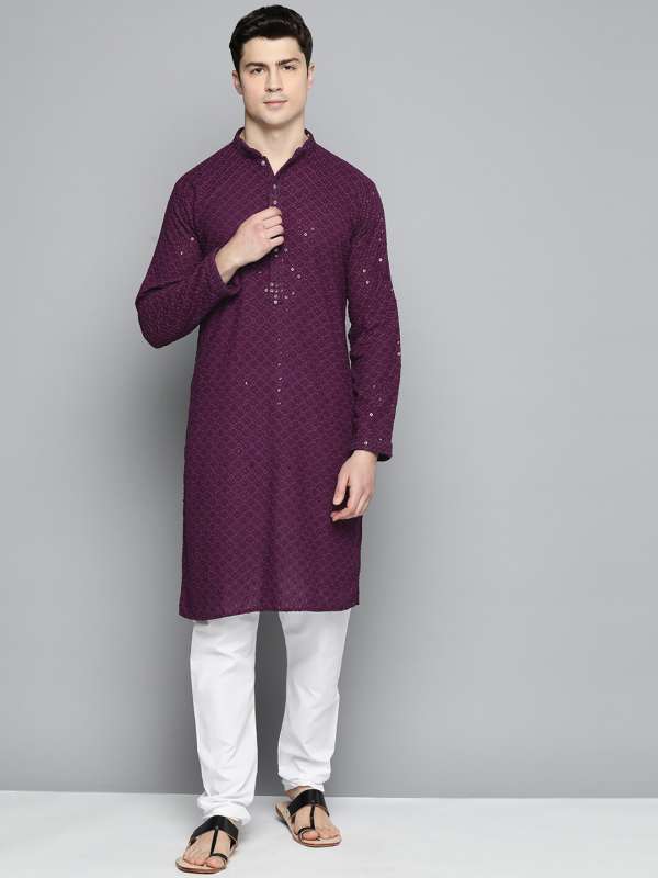 Dark purple sales kurta pajama