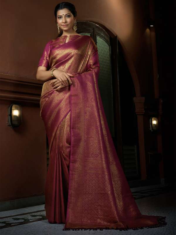 Kanjivaram saree on myntra store
