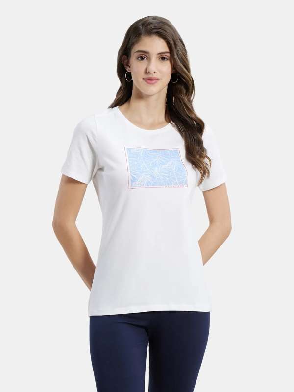Jockey white t shirt price discount