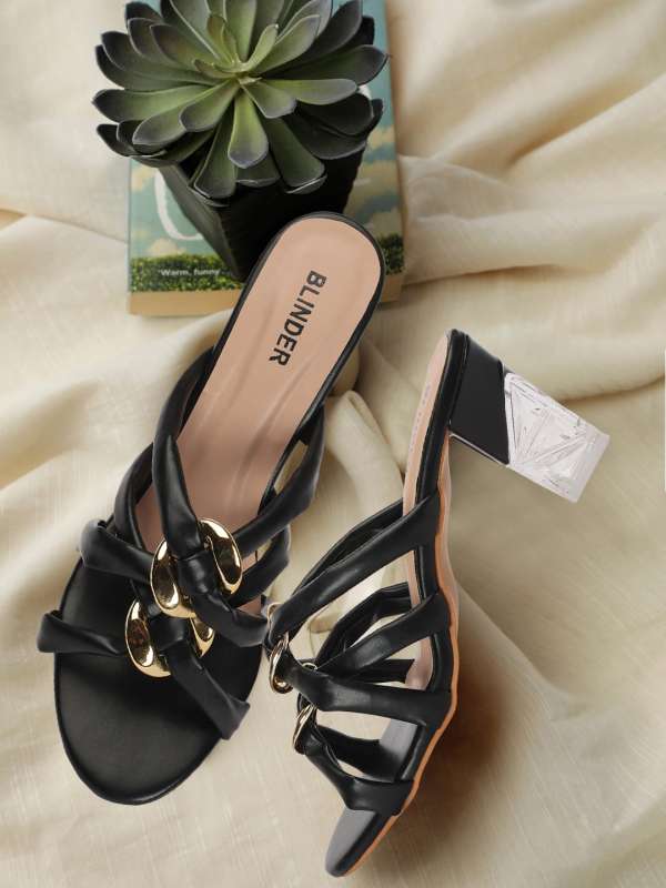 Black peep best sale toe sandals womens