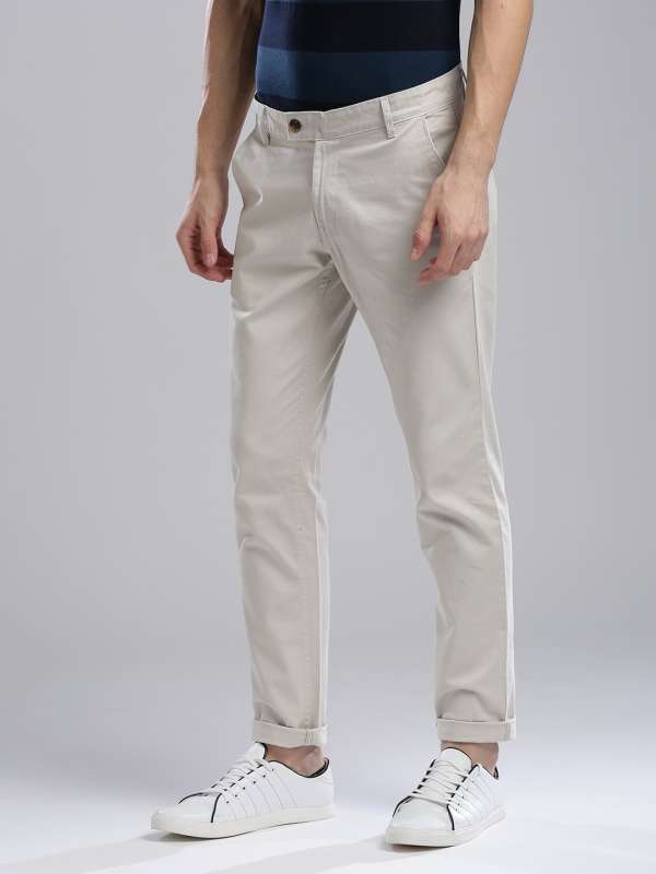 White Chinos Buy Trendy White Chinos Online in India Myntra