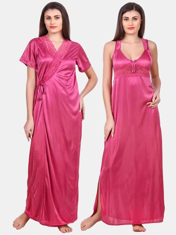 Cotton two piece nighty clearance