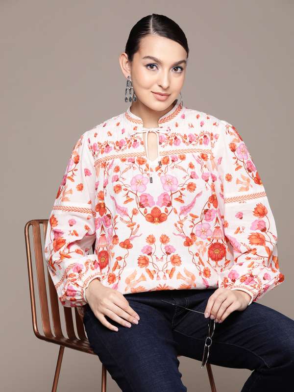 Label Ritu Kumar Tops Buy Label Ritu Kumar Tops online in India