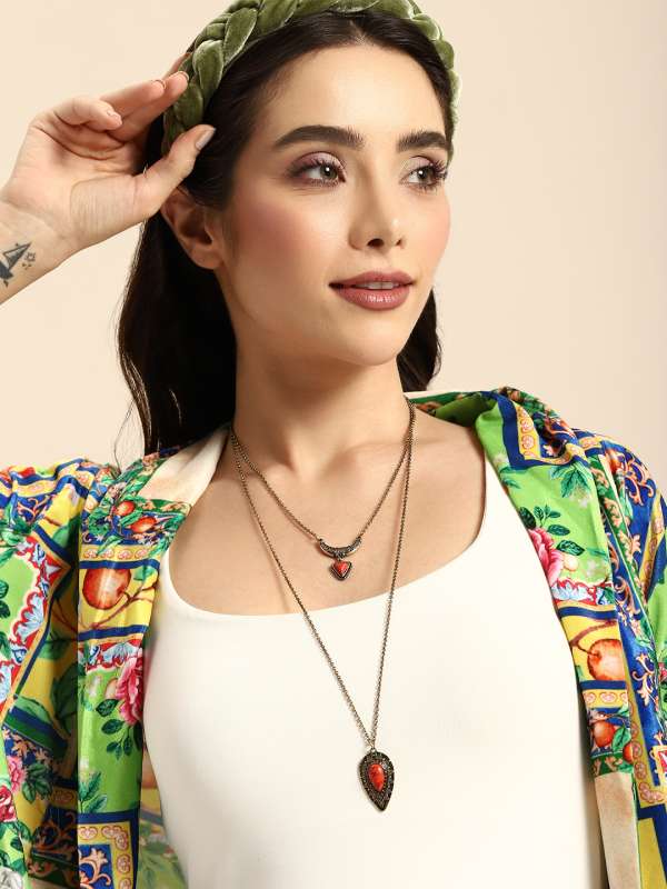 Layered Necklace Buy Layered Necklace online in India