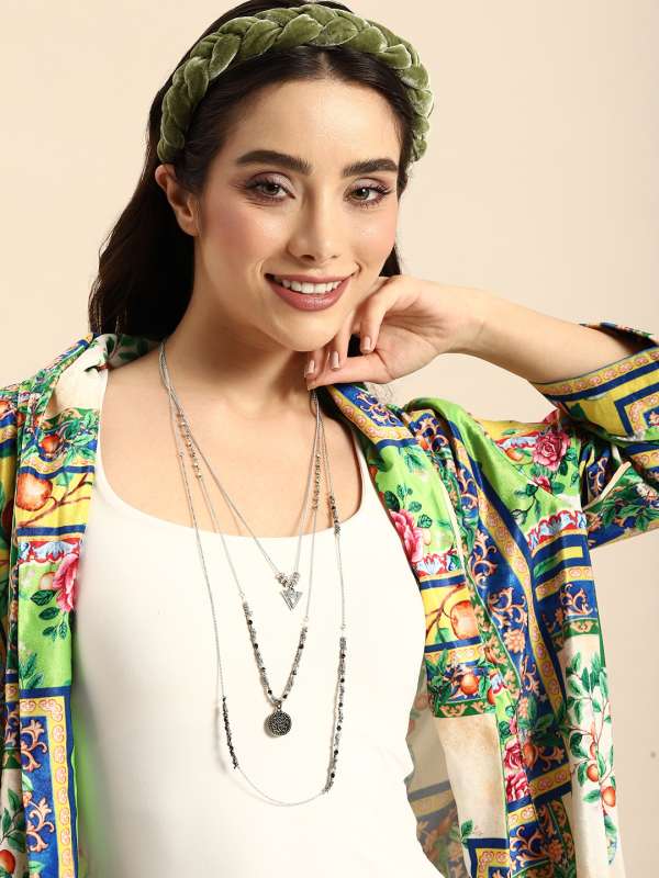 Layered shop necklace myntra